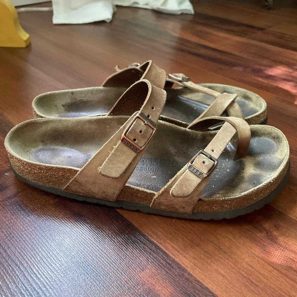 Birkenstock Mayari leather strap sandal